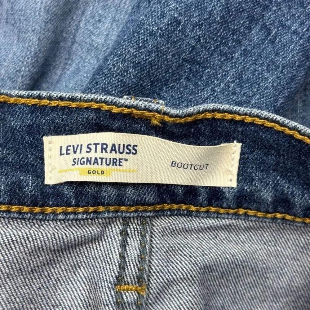 Levi Strauss Signature Gold Men's 34x36 Blue Bootcut Jeans NWT (78 characters)